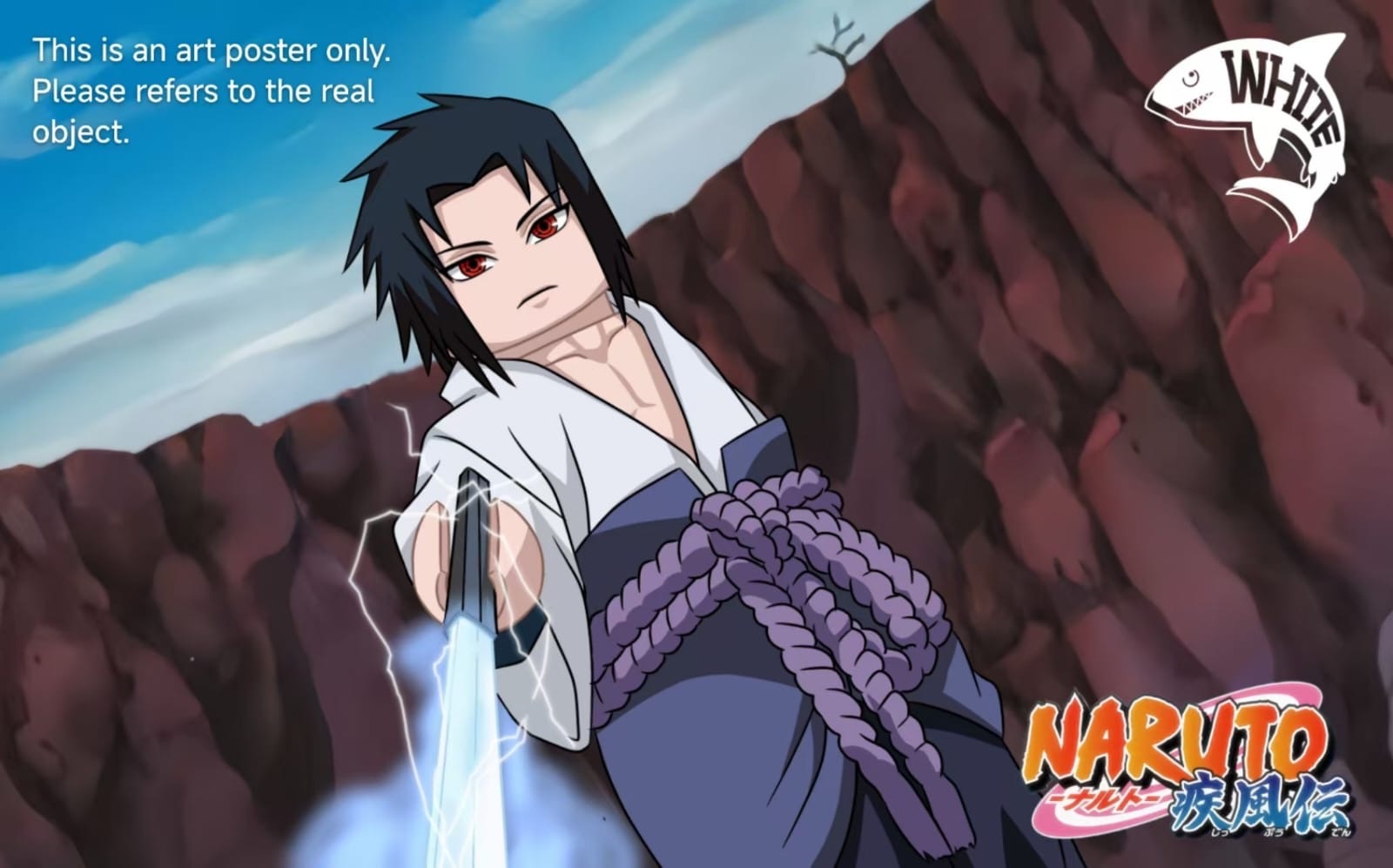 【White Brick】Uchiha Sasuke (white outfit version)