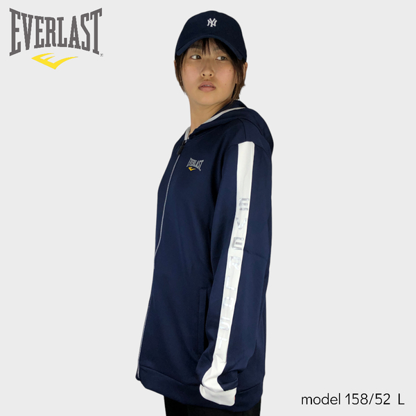 EVERLAST 外套 深藍白 機能 連帽外套 中性 4055140080