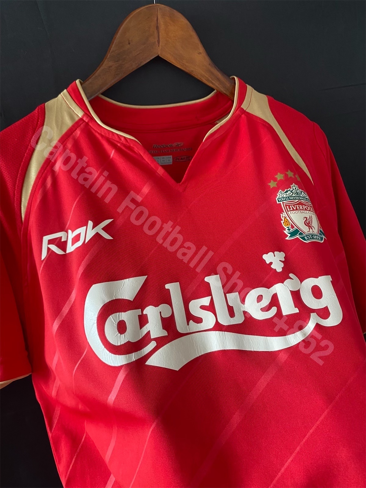 Liverpool FCリバプール2005-2006EUROホーム シャツ3XL Liverpool