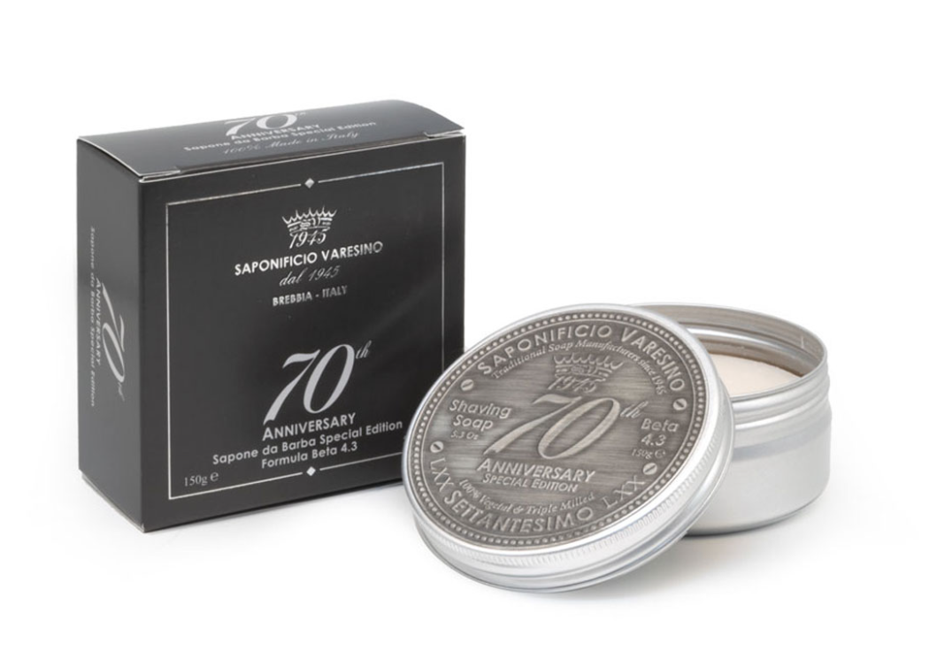 Saponificio Varesino 70th Anniversary Beta 4.3 三重研磨剃鬚皂 150g