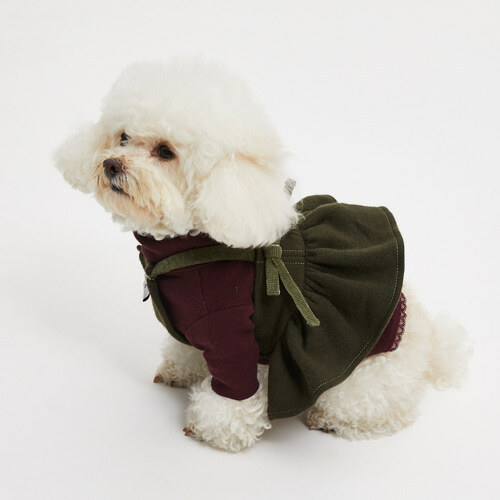 Louisdog 皺褶蝴蝶結吊帶衫