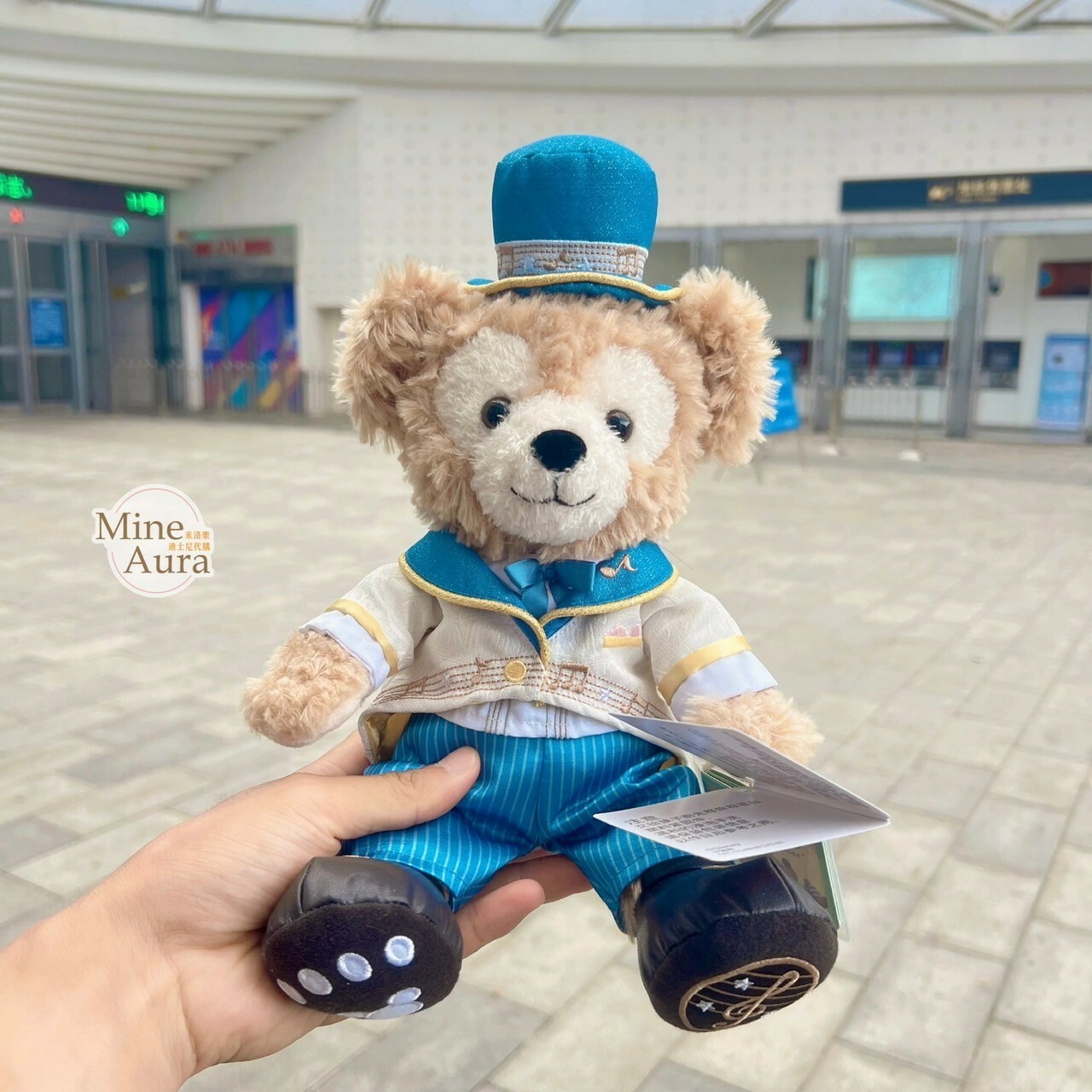 星夢旋律系列 達菲 Duffy 與好友們 達菲 Duffy SS號 娃娃 玩偶 -上海迪士尼樂園