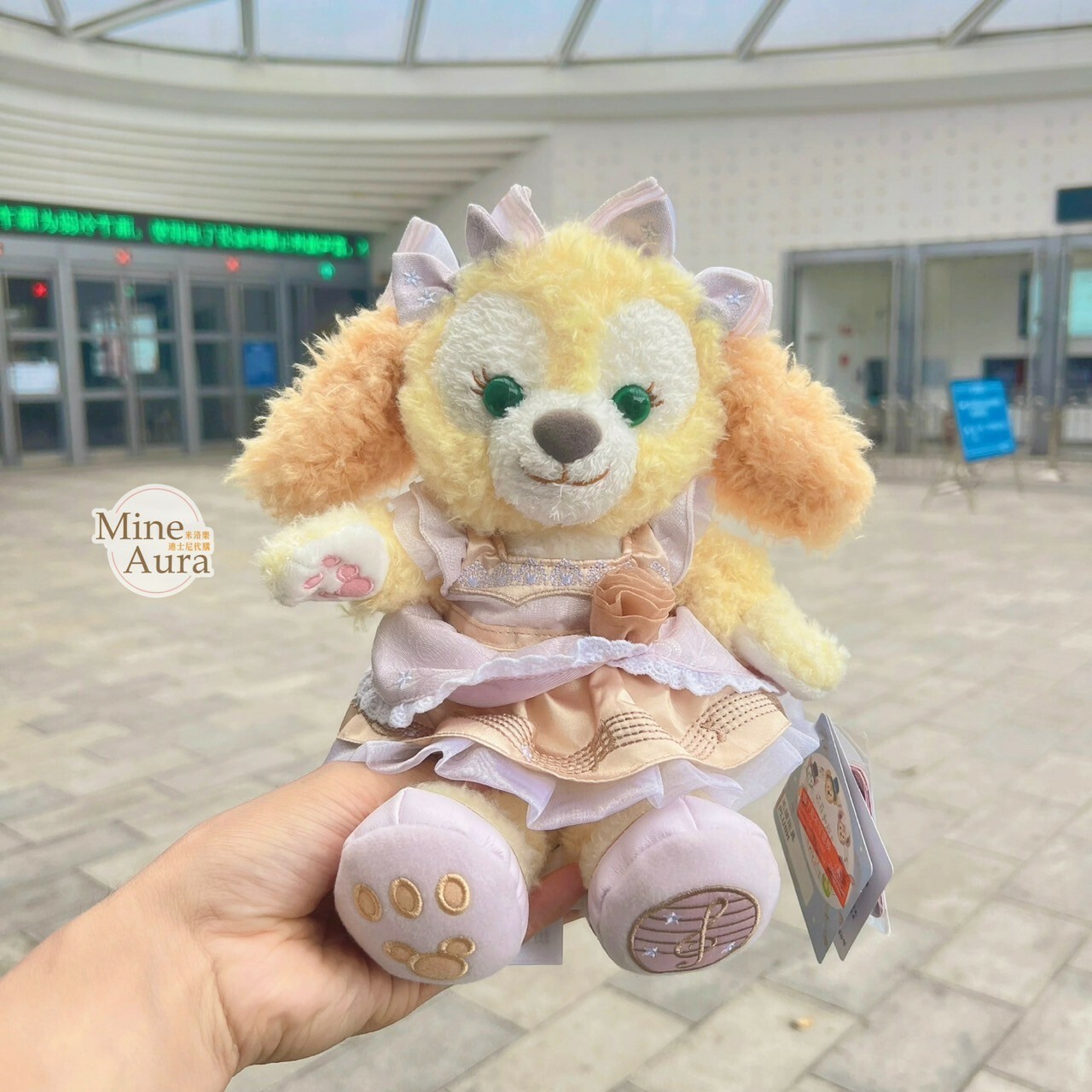 星夢旋律系列 達菲 Duffy 與好友們 可琦安 餅乾 CookieAnn SS號 娃娃 玩偶 -上海迪士尼樂園