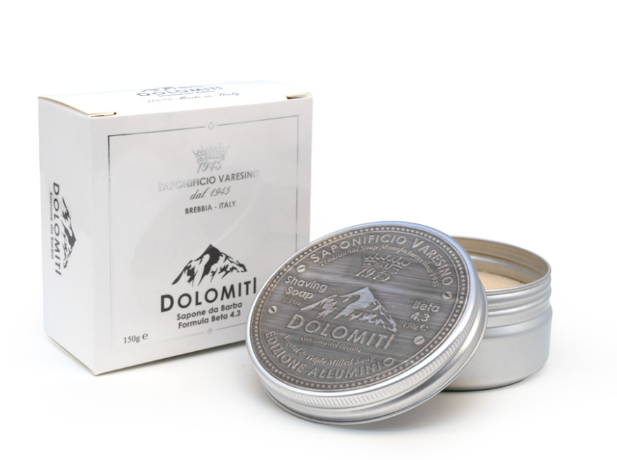 Saponificio Varesino Dolomiti 三重研磨剃鬚皂 150g - Beta 4.3