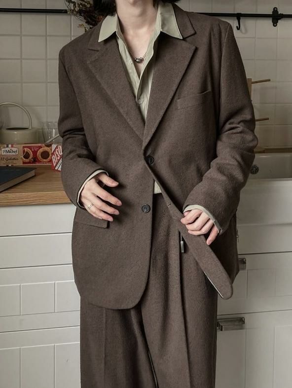 淨色西裝褸 Crunky_youth-069JK