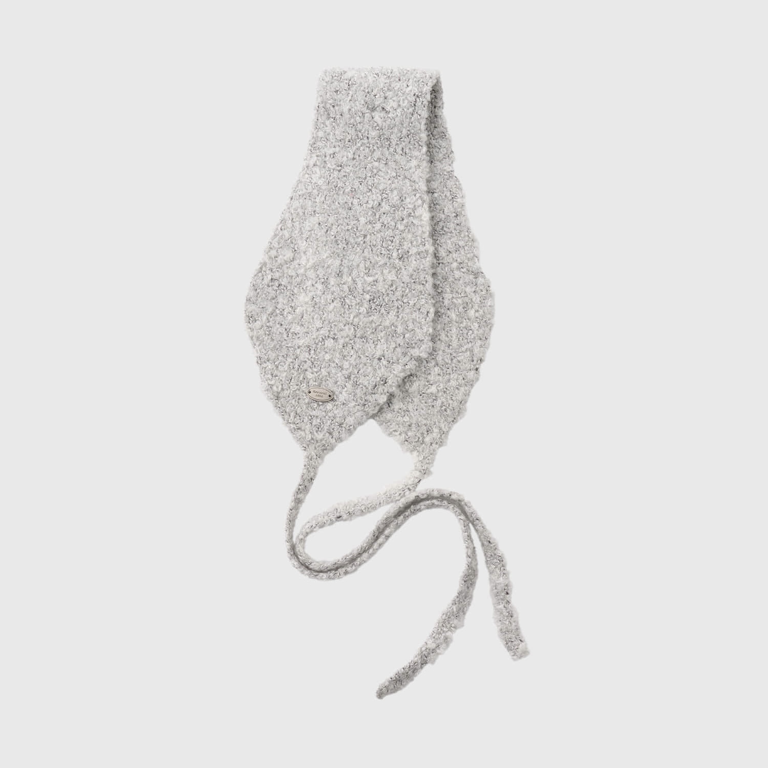 [GENERAL IDEA] WOOL BOUCLE RIBBON EARMUFFS
