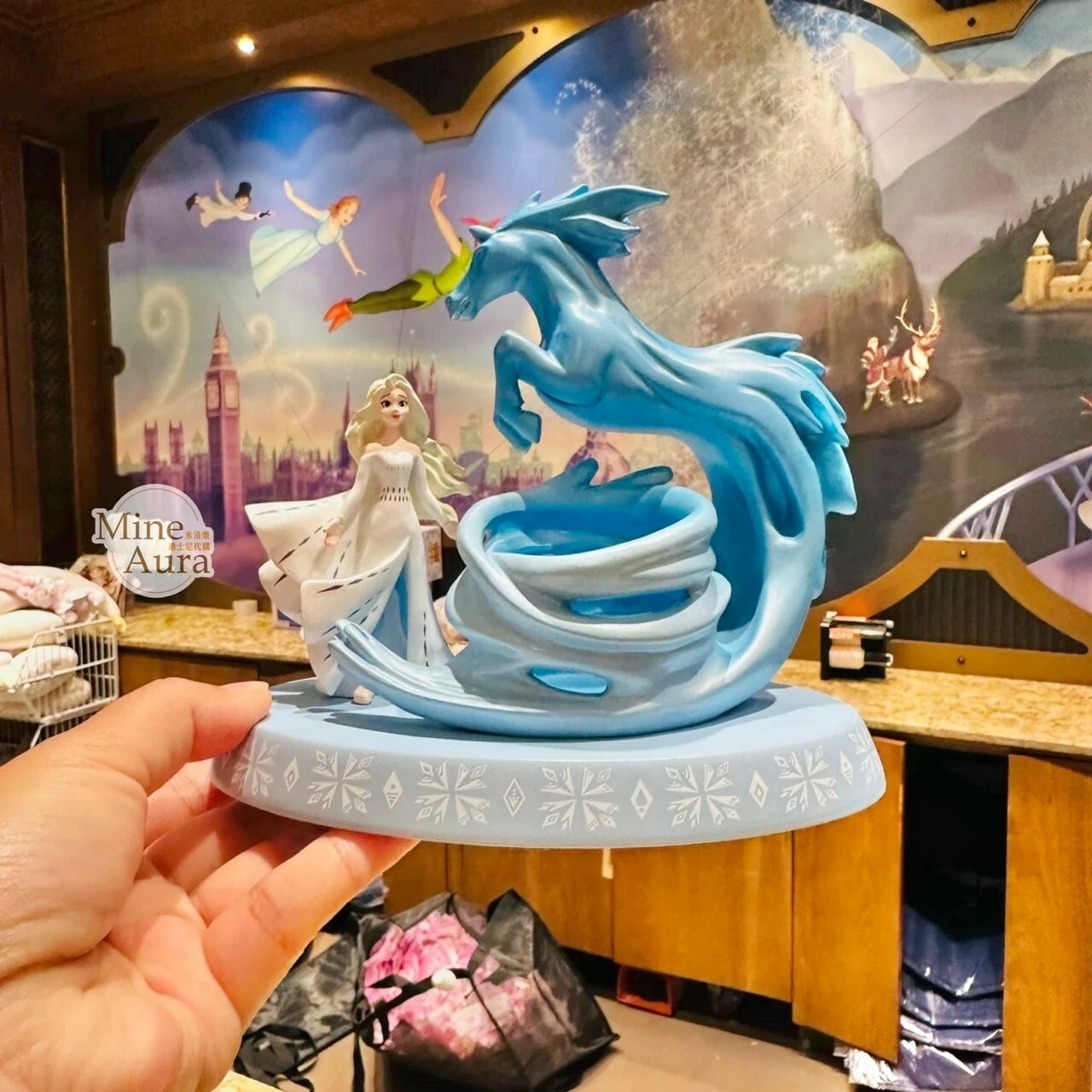 (限時特價) 冰雪奇緣 Frozen 艾莎 Elsa 收納 造型筆筒 擺飾品 -上海迪士尼樂園