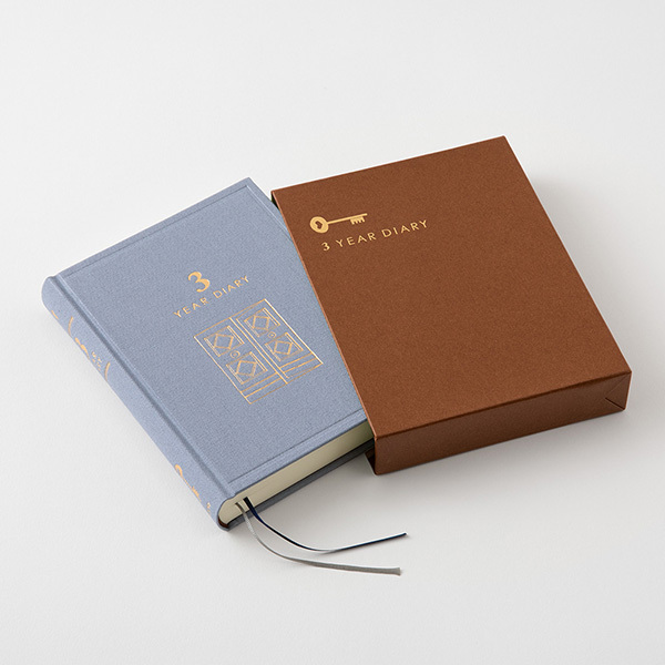 藍紫色_迷你版 3年連用日記｜日本 MIDORI