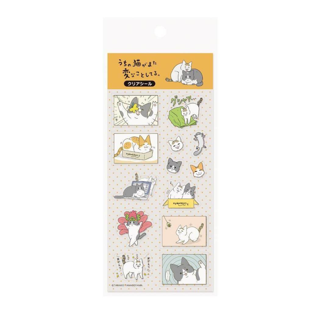 我的貓又做了奇怪的事 PET 透明貼紙