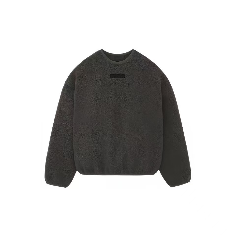 FOG Essentials 2024F/W 搖粒絨標籤LOGO大學T