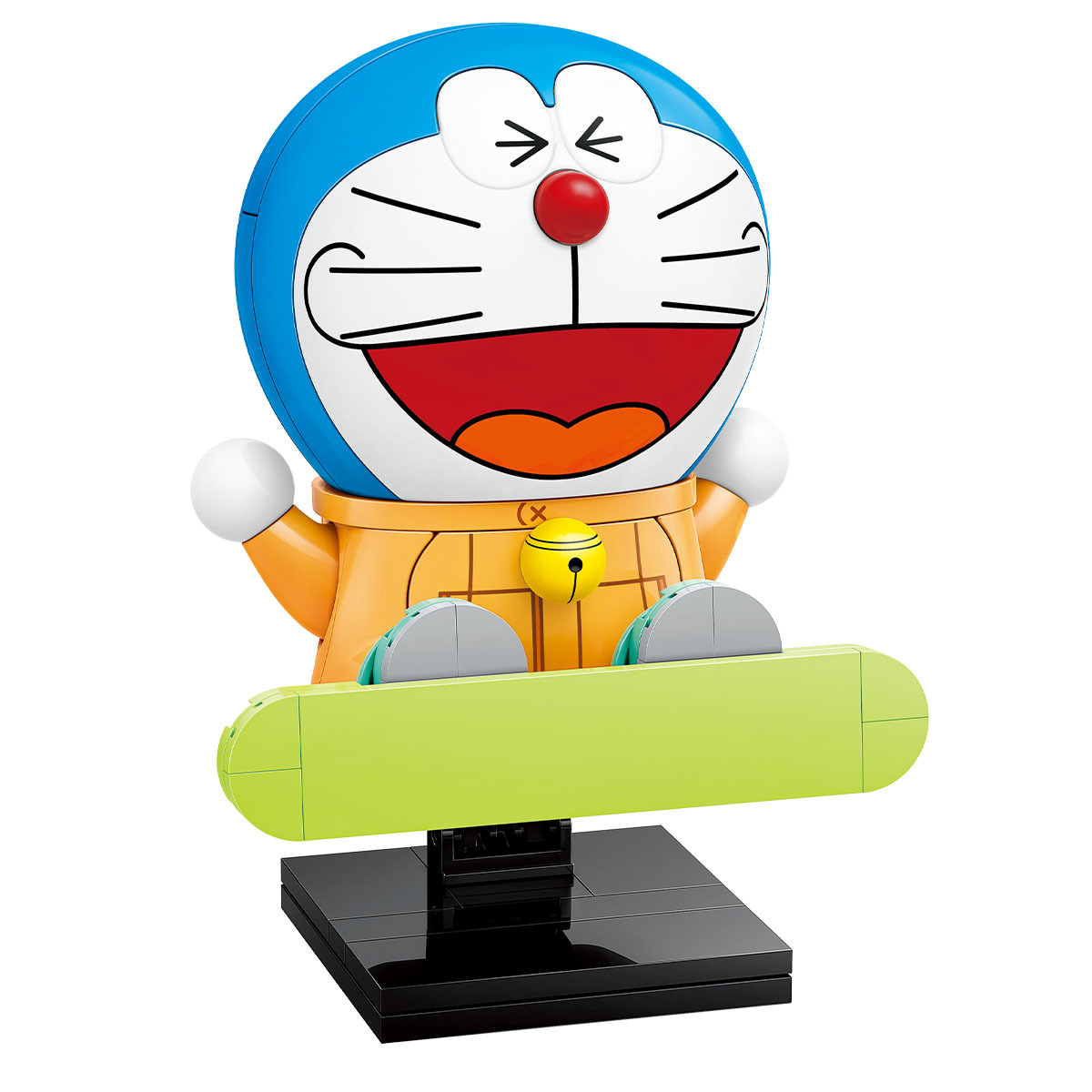 多啦A夢 滑雪圓頭造型積木