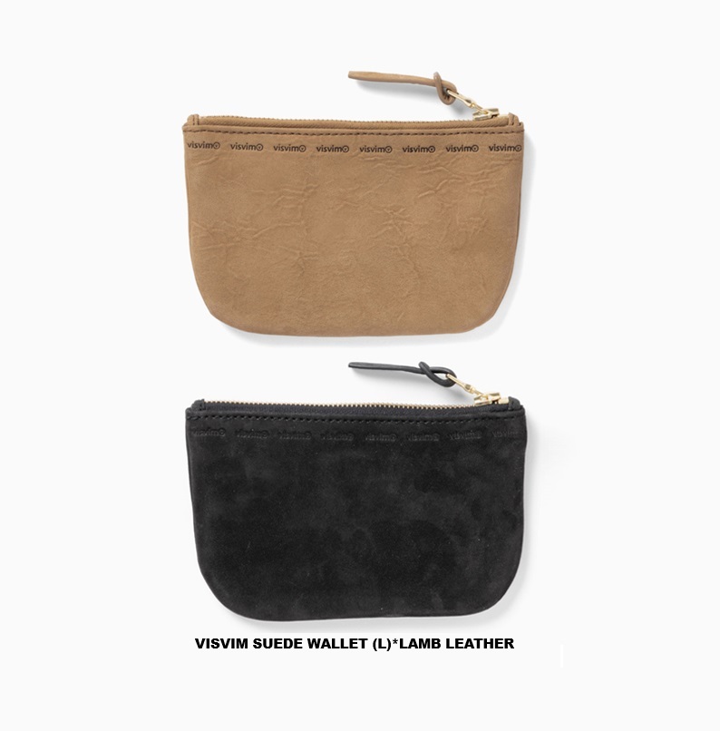 VISVIM SUEDE LEATHER WALLET (L) *LAMB - PRE ORDER ITEM (預訂中)