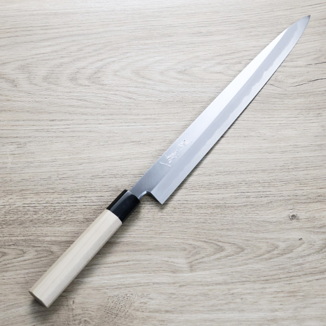 田中義一 柳刃 330mm 白紙鋼/付鞘