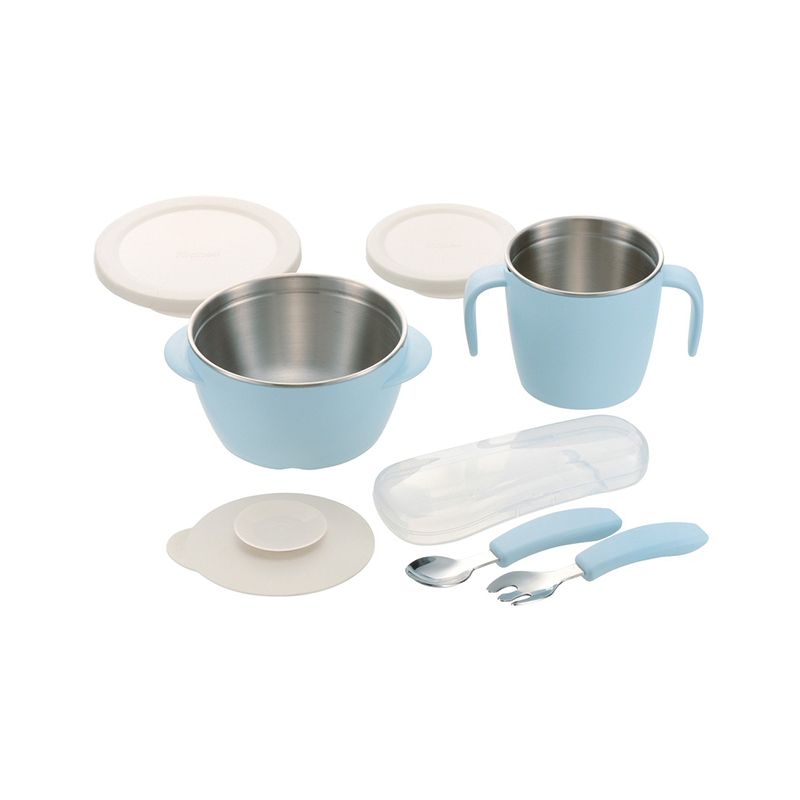 Richell 利其爾 TLI雙層可拆式不鏽鋼禮盒組 三色