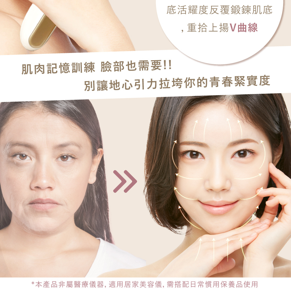 臉部也需要訓練肌肉""