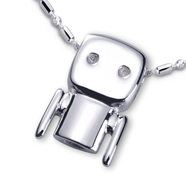 幸福旅行者 – 機器人純銀項鍊