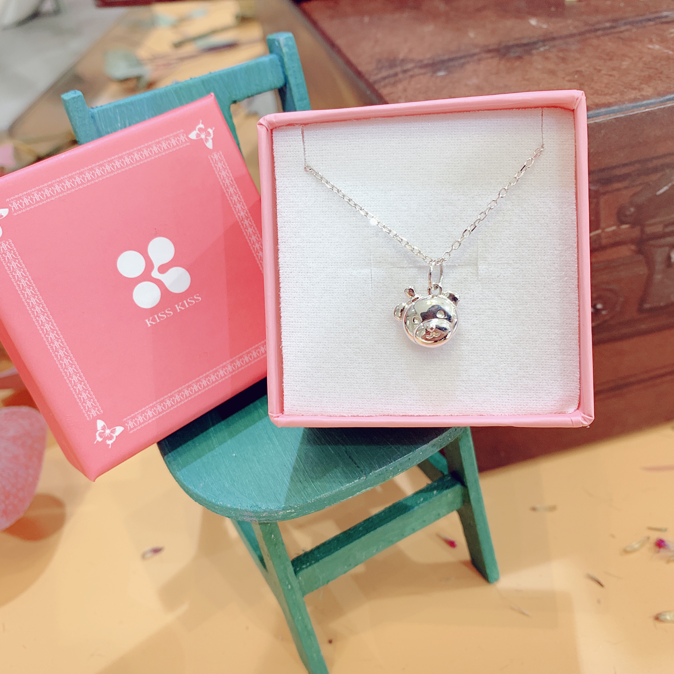 幸福旅行者 – 小熊純銀項鍊