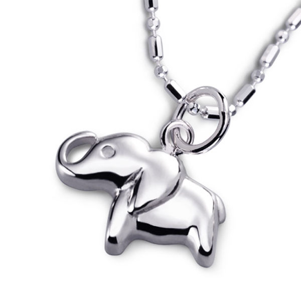 幸福旅行者 – 大象純銀項鍊