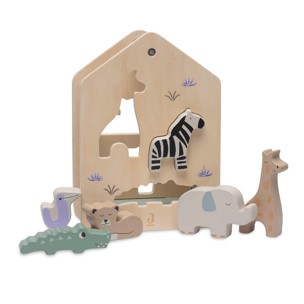 荷蘭Jollein 形狀配對-Jungle Jambo