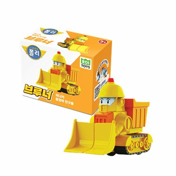 《 POLI 波力 》 ROI 迷你模型車-布魯諾