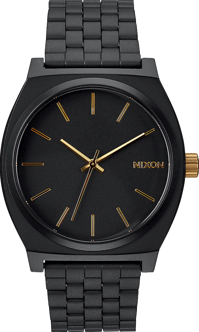 萬年鐘錶 - NIXON 尼克森  全黑經典簡約款衝浪錶  Time Teller   A045-1041  錶徑37MM