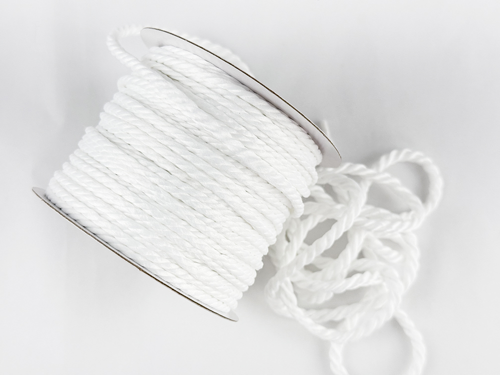 輕軟雙股白繩/3mmx50碼_絕版品_Outlet
