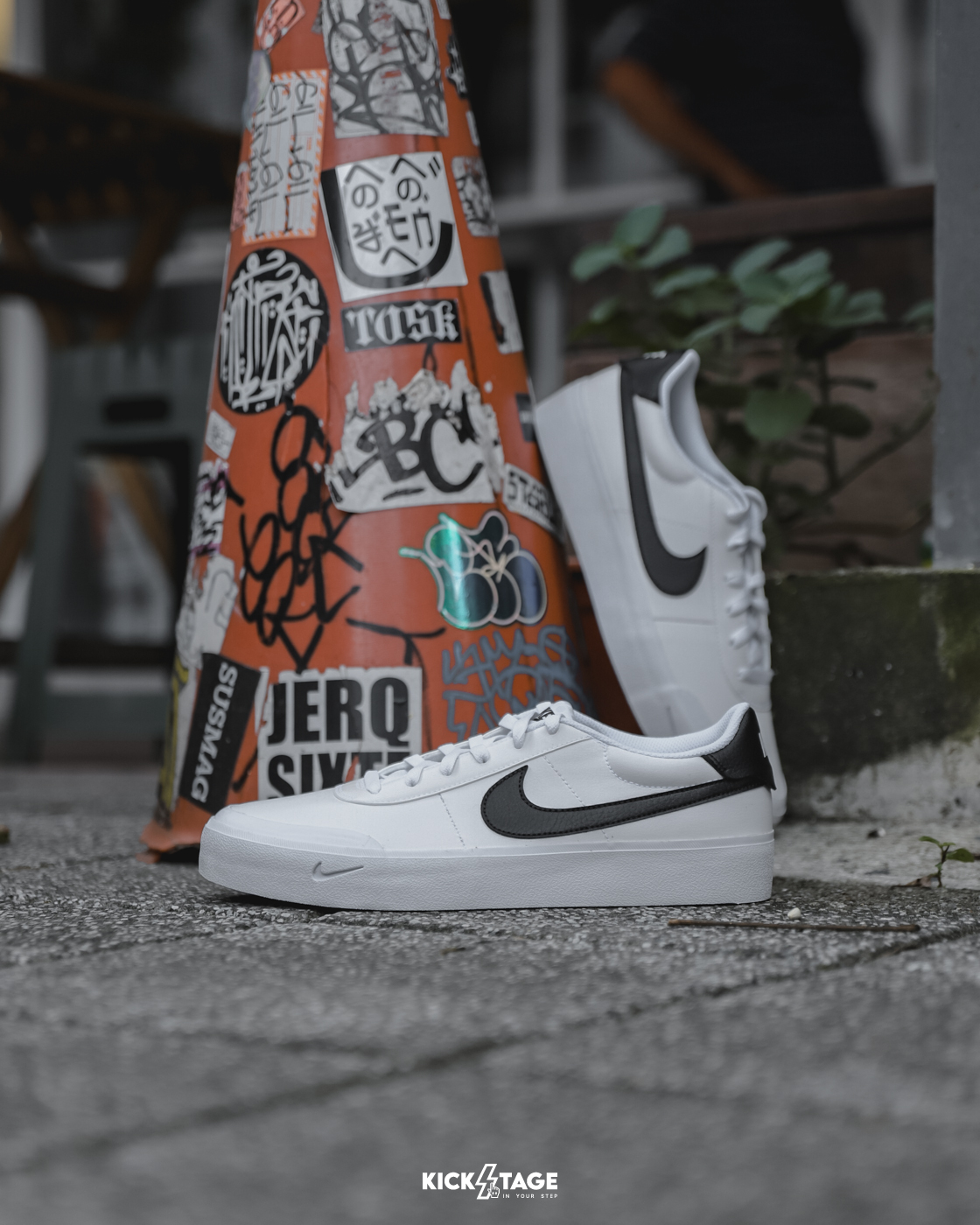 スニーカー Nike Court Shot M White Black FQ8146104 FQ8146-104 Nike Court Shot White Black Men LifeStyle Casual Shoes