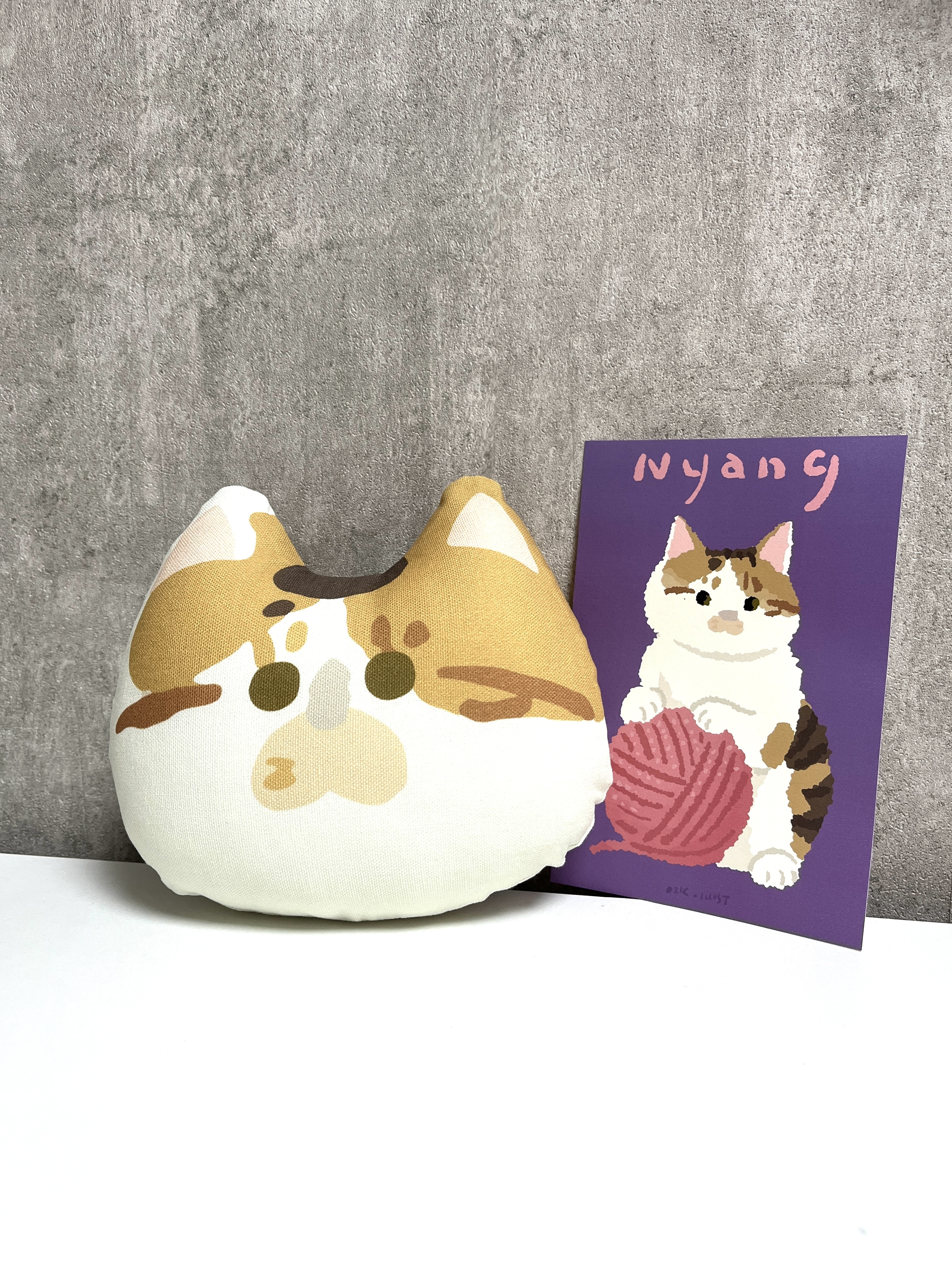 韓國Gororong 手製貓薄荷可手洗小攬枕 - Nyang