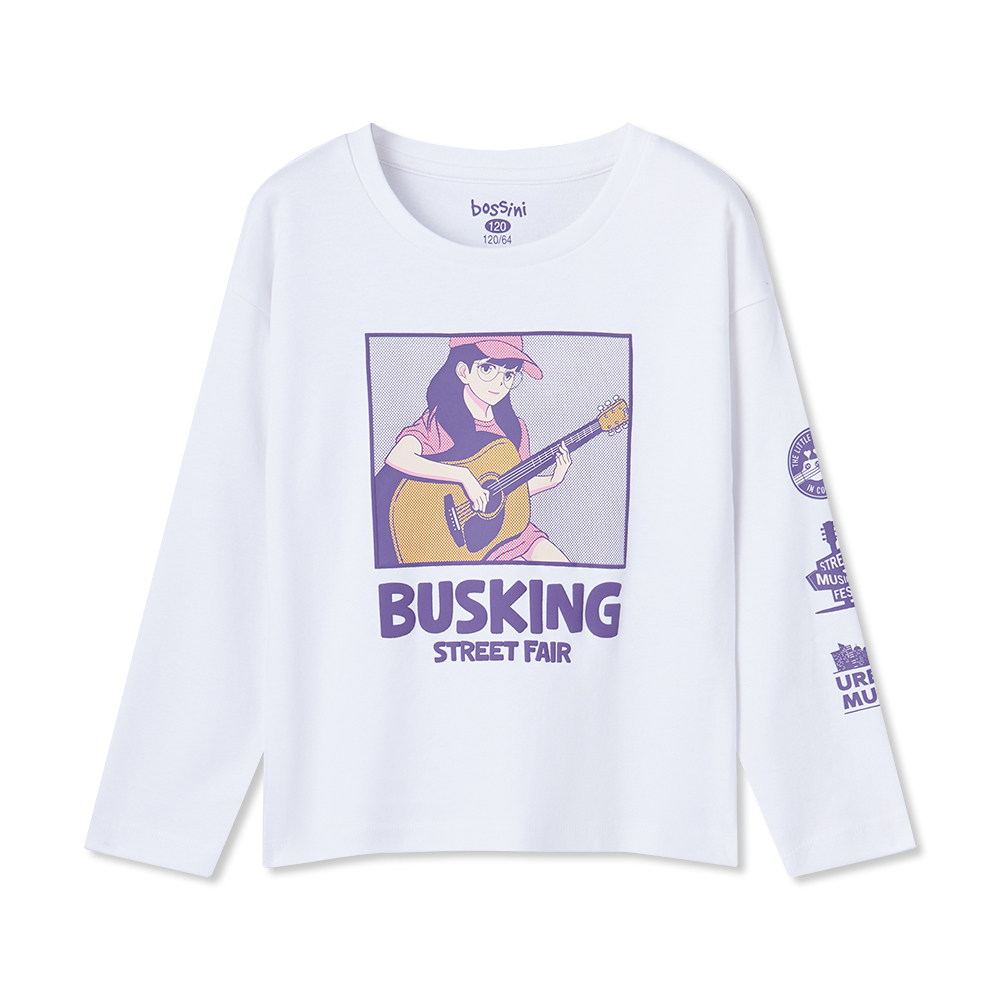 Long Sleeves Pattern Top