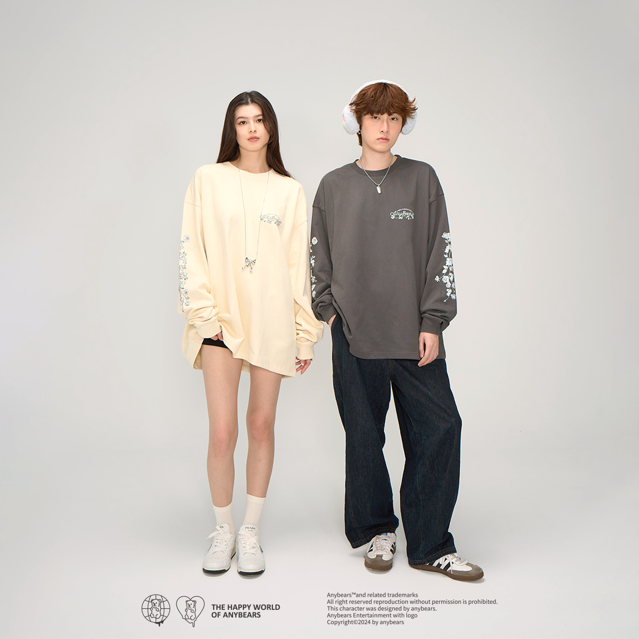 ANYBEARS®Parfumeur paris BEAR 巴黎香水大學T