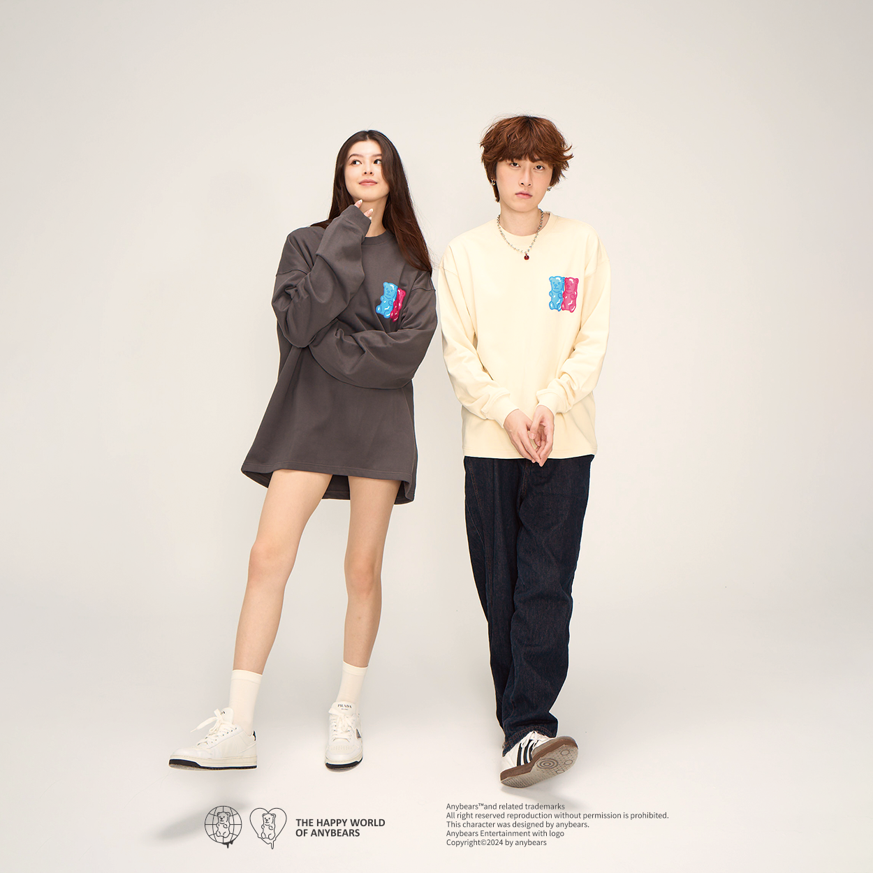 ANYBEARS®OG BEAR OG熊 大學T