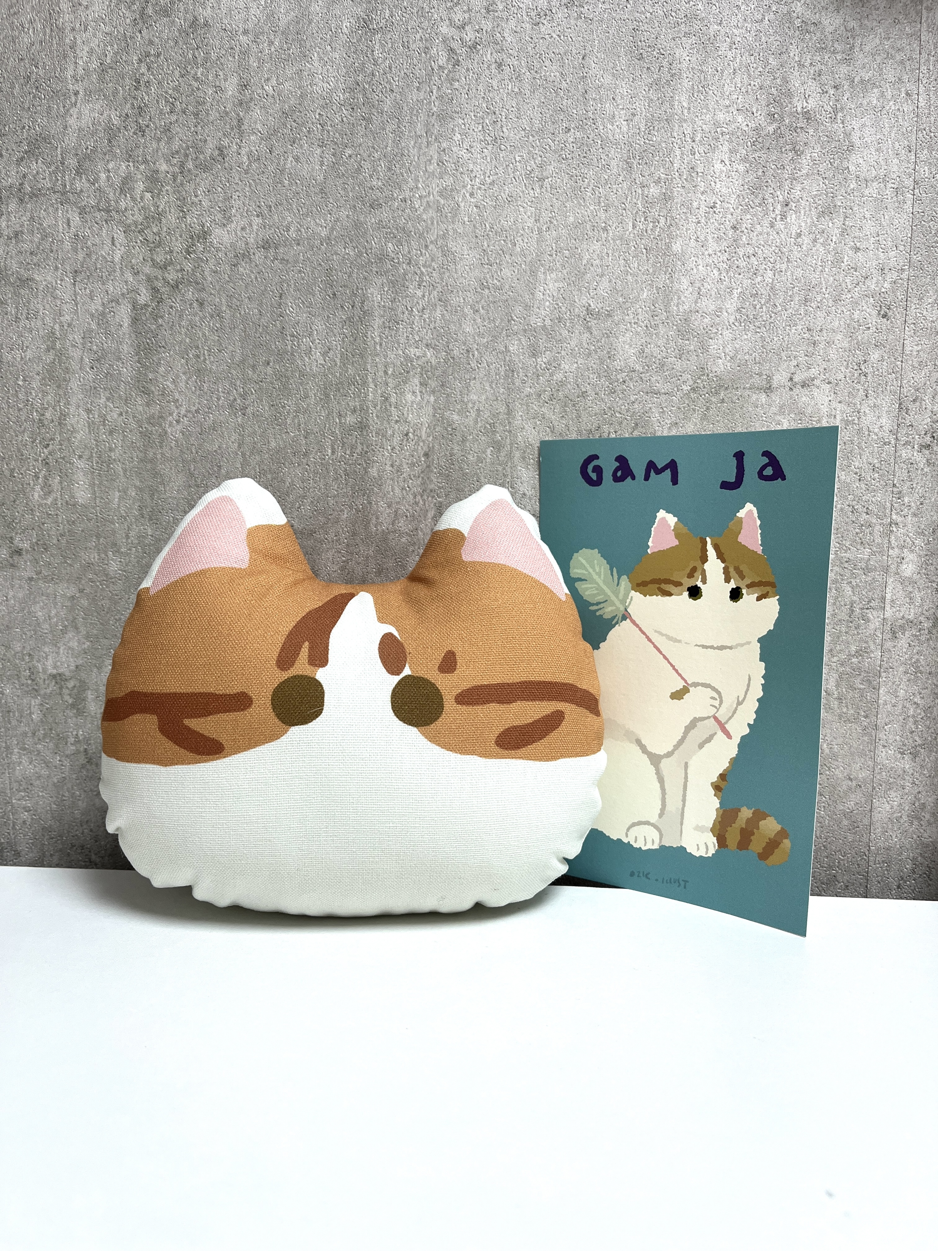 韓國Gororong手製貓薄荷可手洗小攬枕 - Gam Ja