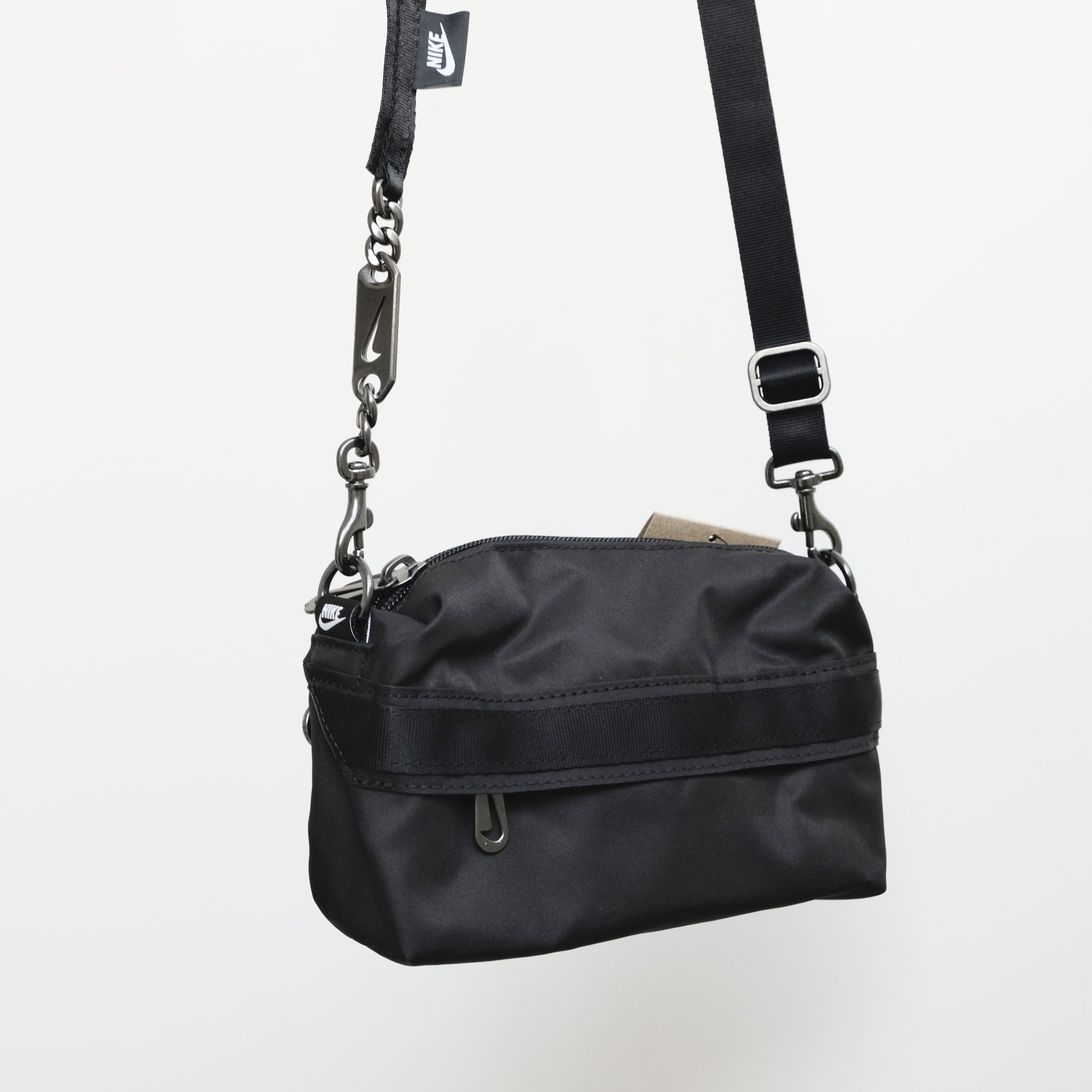 現貨┃NIKE NSW FUTURA LUXE 腋下包 黑色 尼龍 鏈帶包 肩背包 斜背包 小包 CW9304-010