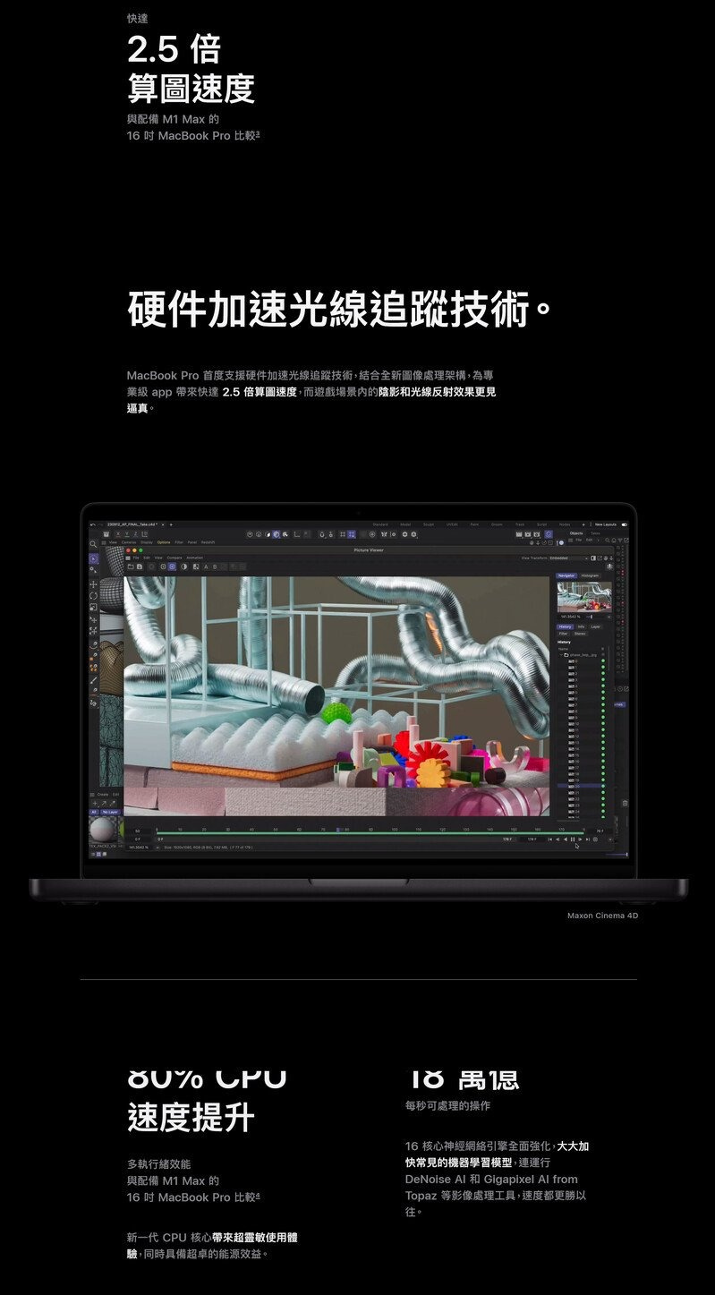 Apple MacBook Pro M3 14" 手提電腦 (包括升級型號)