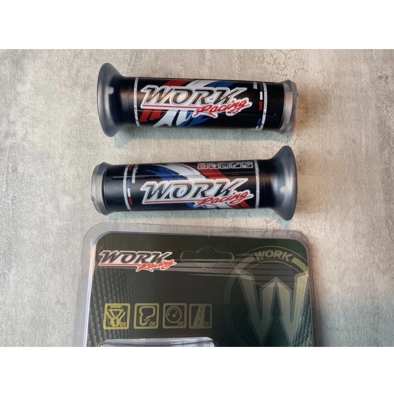 【Work Racing】止滑彩色 矽膠 開孔 握把 握把套 120mm 127mm 勁戰/gogoro/JETS