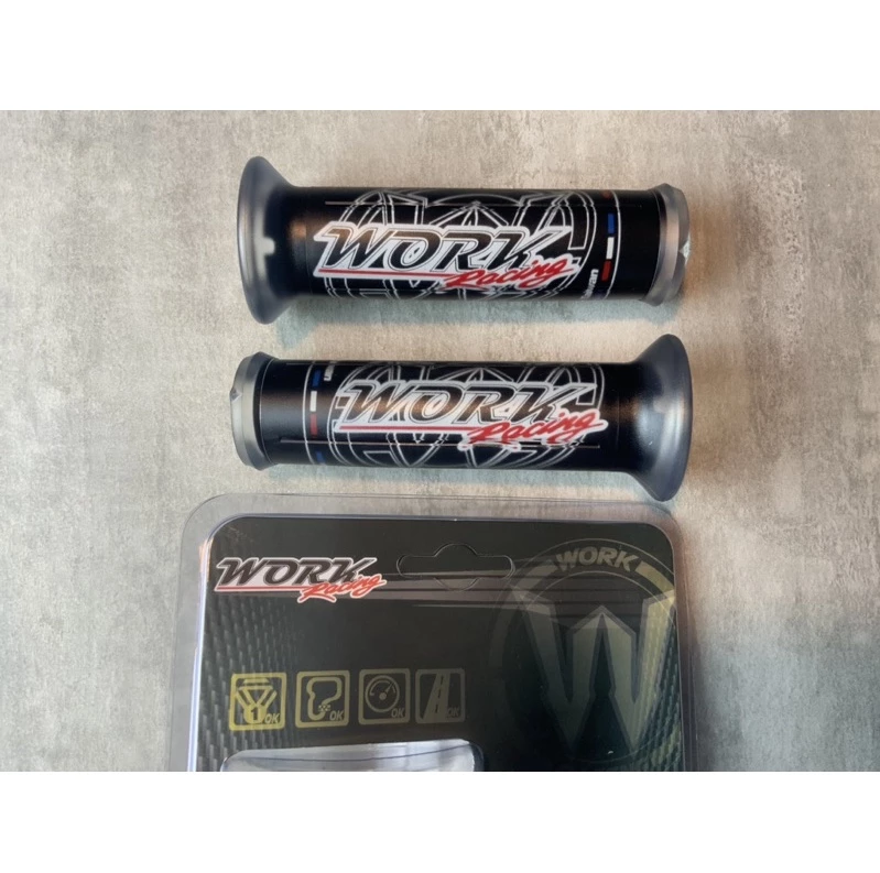 【Work Racing】止滑彩色 矽膠 開孔 握把 握把套 120mm 127mm 勁戰/gogoro/JETS