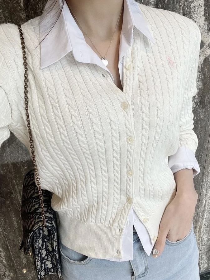 [多色] Polo Ralph Lauren 童裝針織外套冷衫小馬刺繡絞花式長袖毛衣