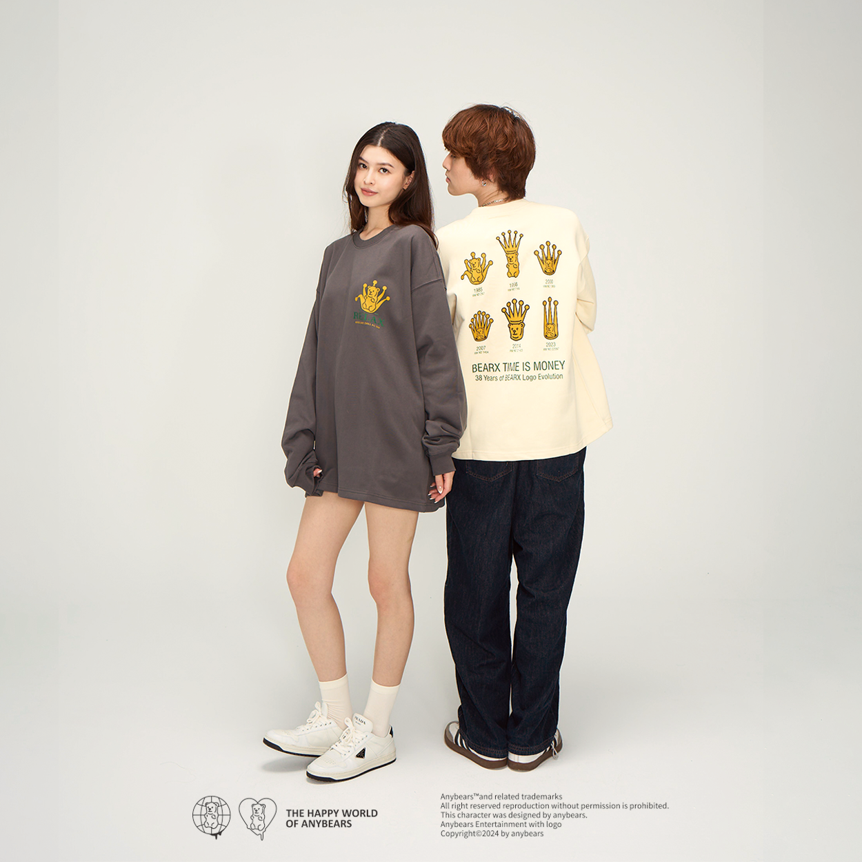 ANYBEARS®Relax BEAR 勞力熊大學T