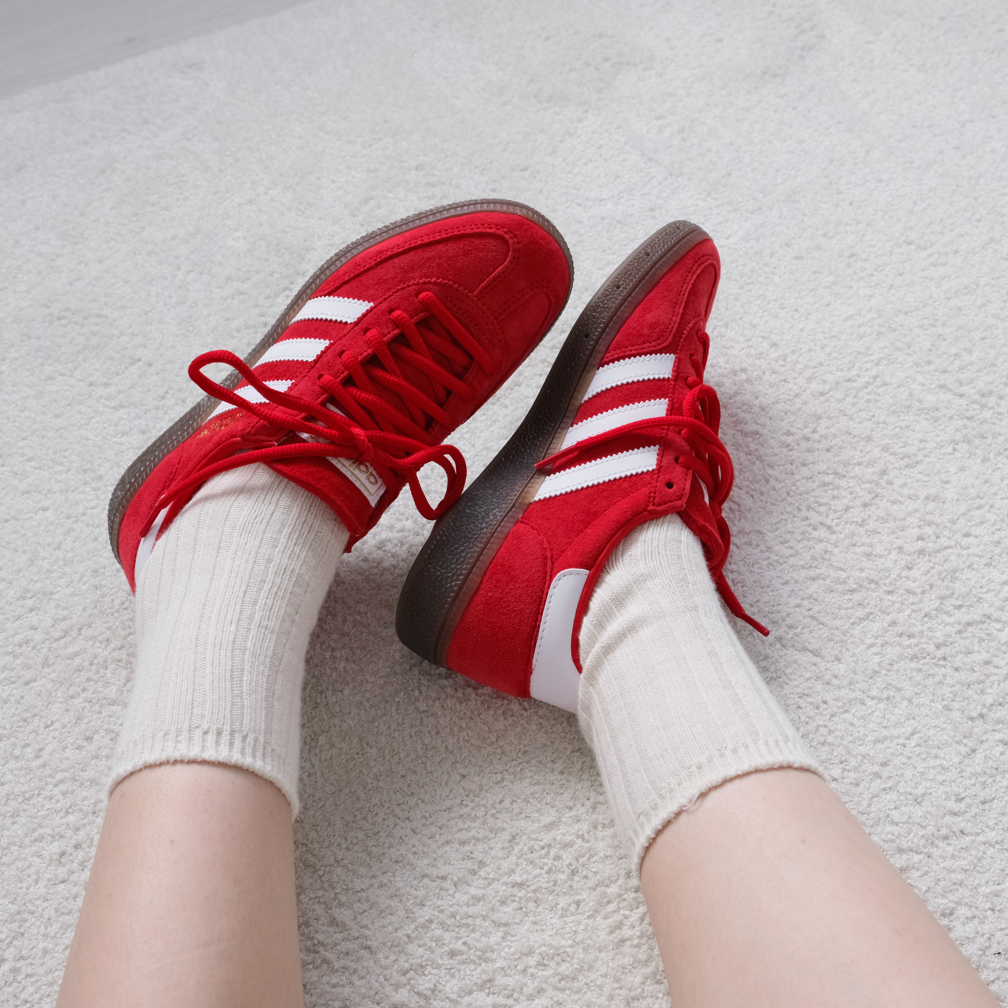 現貨┃adidas HANDBALL SPEZIAL 麂皮 復古紅 正紅