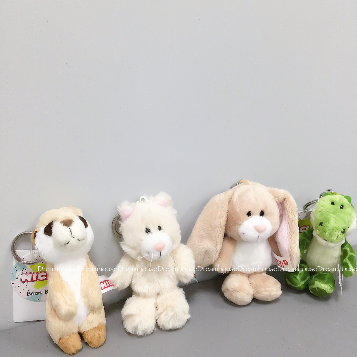 NICI 貓咪 塔雷米 兔子 狐獴 鱷魚 刺蝟 吊飾 娃娃 玩偶 吊飾娃娃 鑰匙圈
