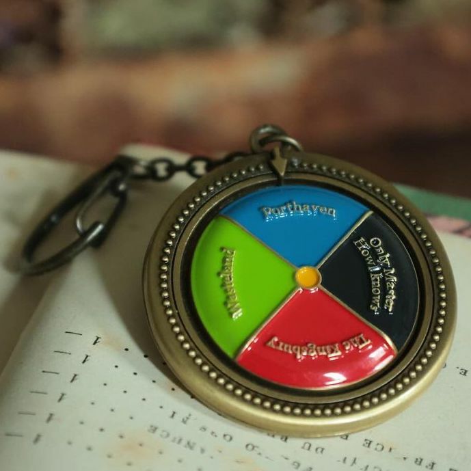 吉卜力周邊🇯🇵 宮崎駿 霍爾的移動城堡 彩色轉盤 轉盤魔法門 鑰匙圈 吊飾 / 預購