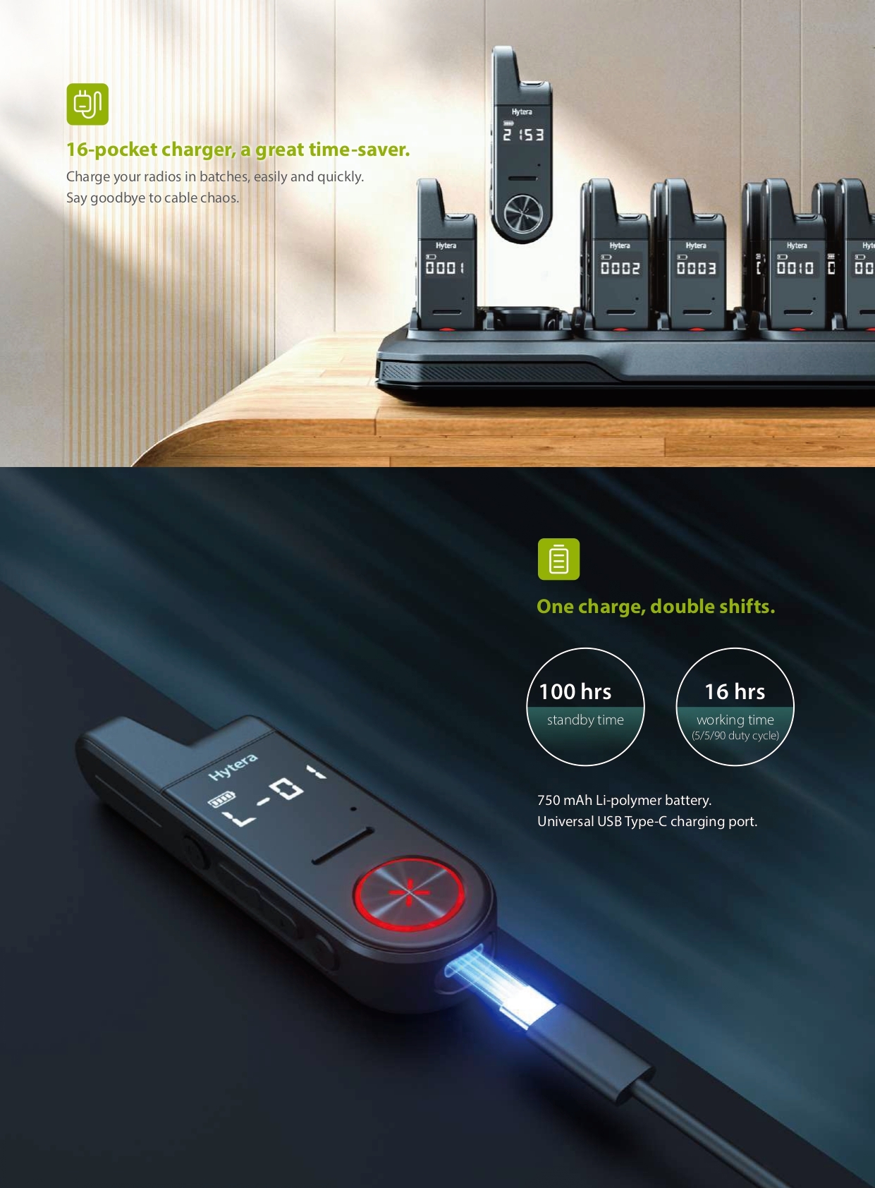 HYTERA S1 mini walkie talkie