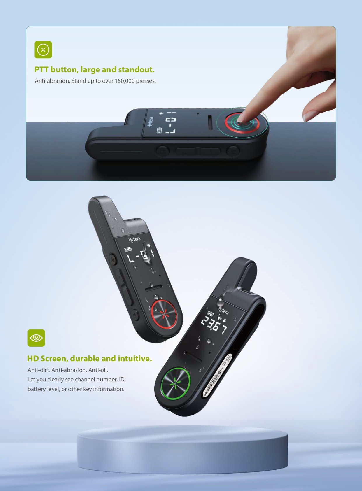 HYTERA S1 mini walkie talkie