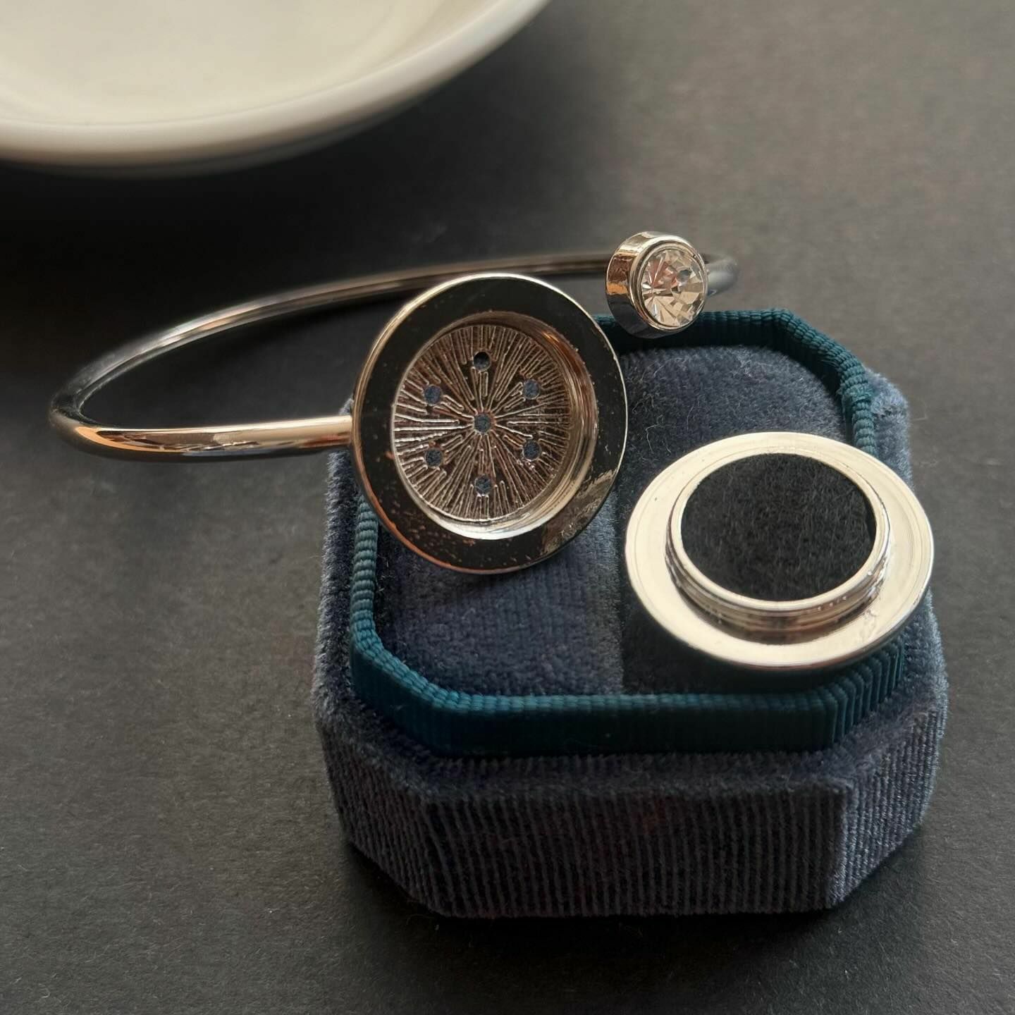 [原石] 靈性圖騰 生命之花 香氛手環