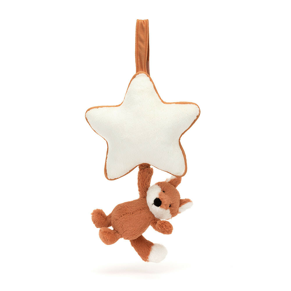 JELLYCAT Bashful Fox Cub Musical Pull