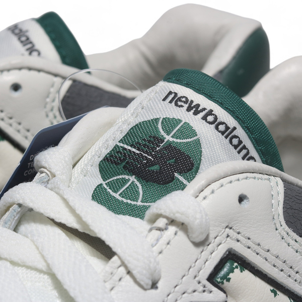 NEW BALANCE 休閒鞋 NB 550 白綠 潑墨 復古 男女 BB550VTG
