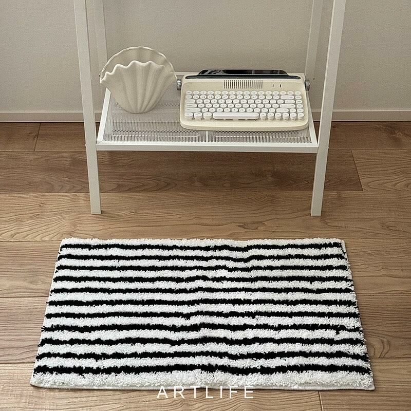 軟毛防滑條紋地墊