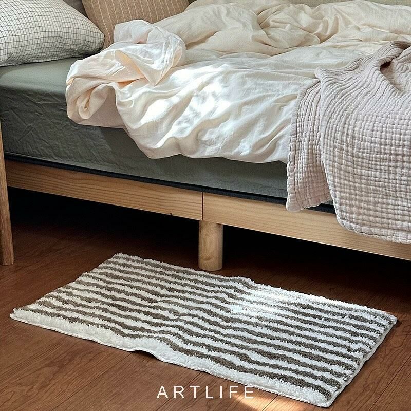 軟毛防滑條紋地墊