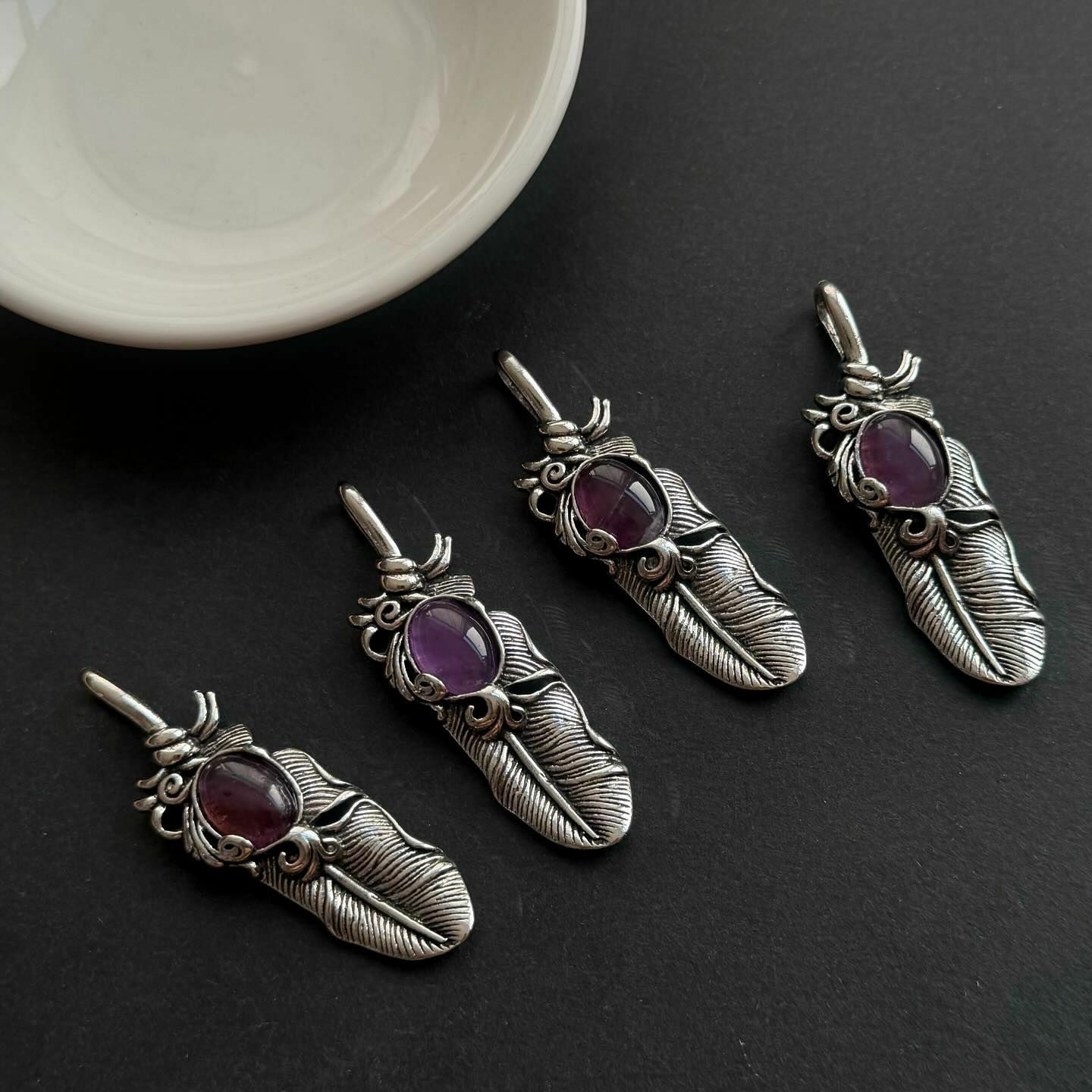 [原石] 紫水晶 項鍊吊墜