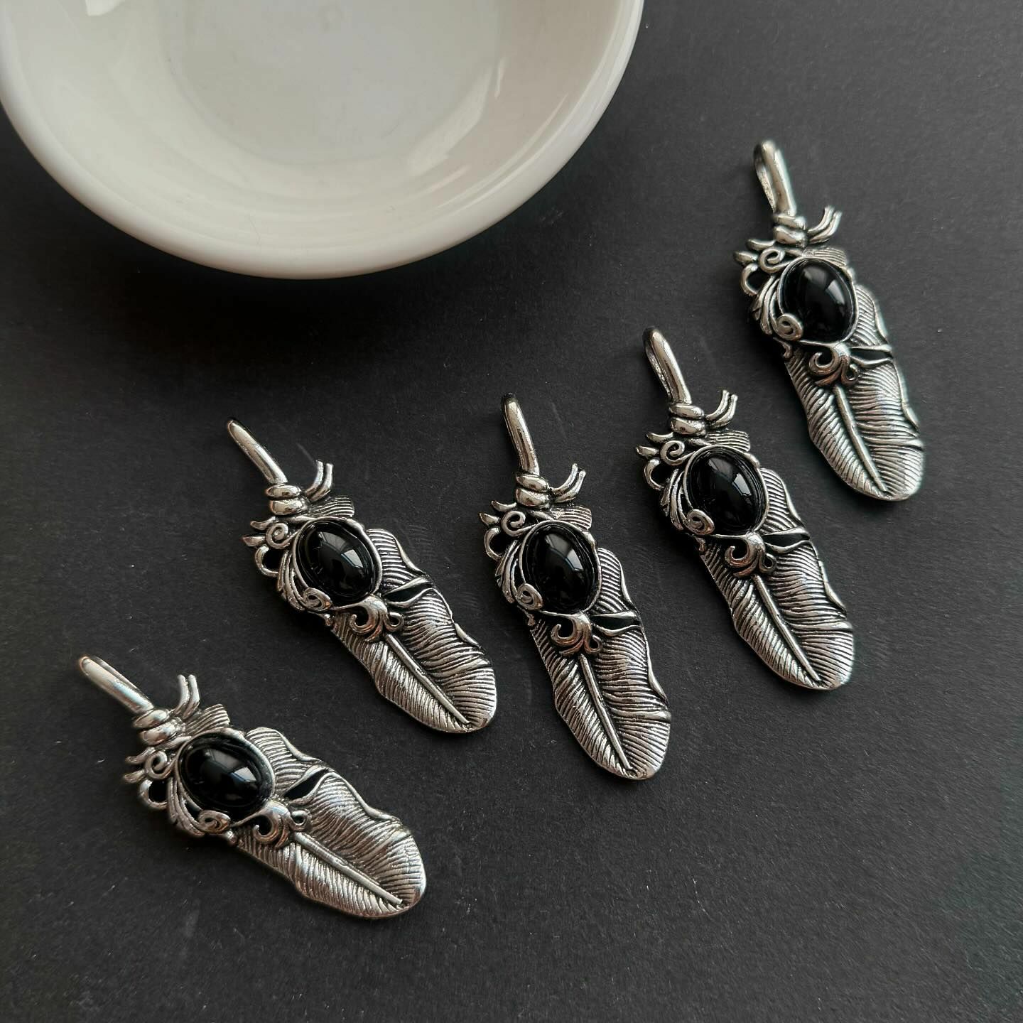 [原石] 黑曜石 項鍊吊墜